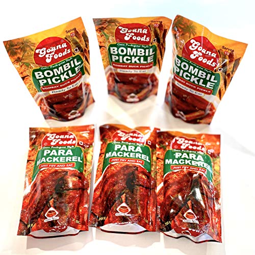 Ron Foods Mixed Fish Pickles Variety Combo of 6 | (3) Para Mackerel