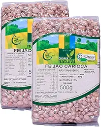 Kit 2X: Feijão Carioca Orgânico Coopernatural 500g