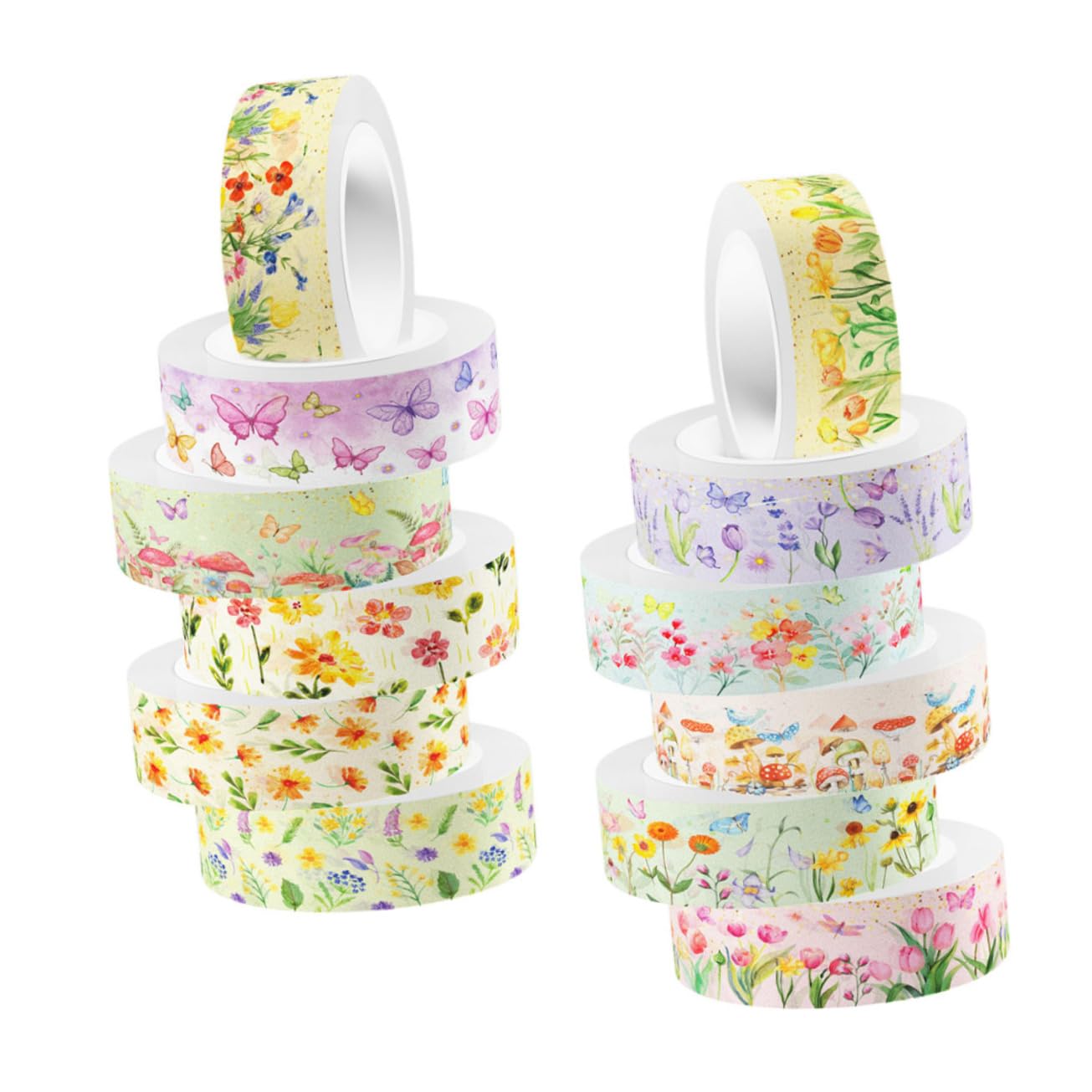 4 Sätze Transparentes Washi-tape Notizbuch Diy Washi Tape Tagebuchband Dekoratives Bastelband Mehrzweck-washi-tape Diy Klebeband Planer Tape Aufkleber 12 Rollen * 4