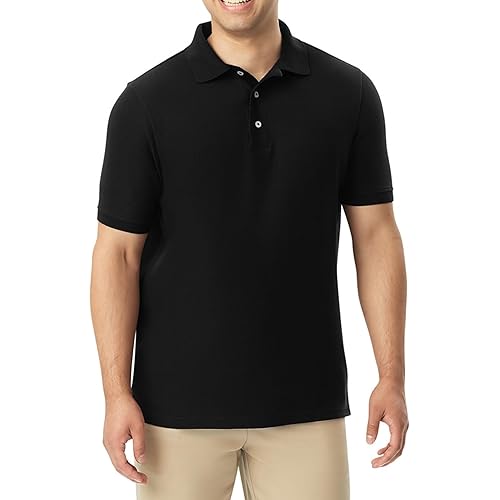 French Toast Unisex-Adult Sleeve Pique Polo Shirt (Standard & Husky)