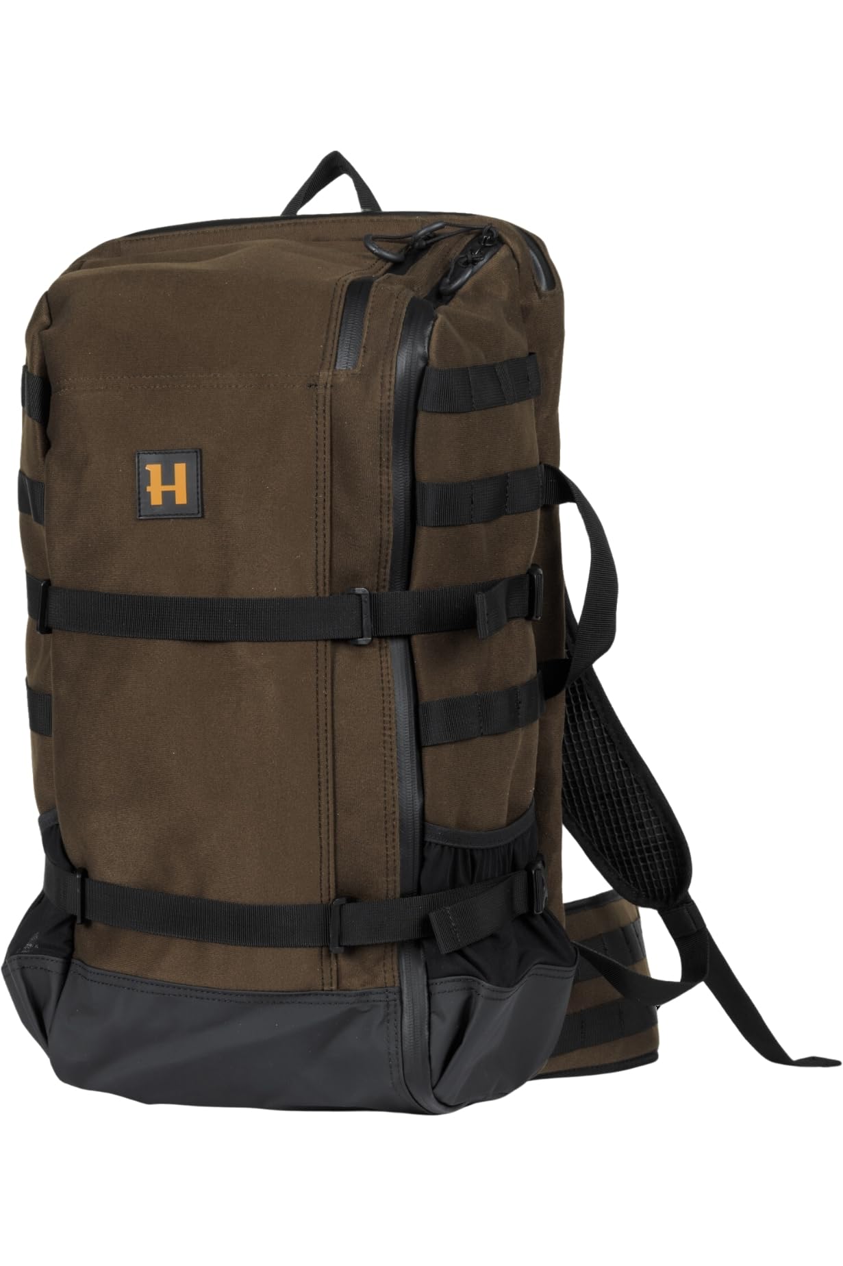 Härkila Forest Hunter Jagdrucksack Grün 27 Liter inklusive Regencover für die Jagd