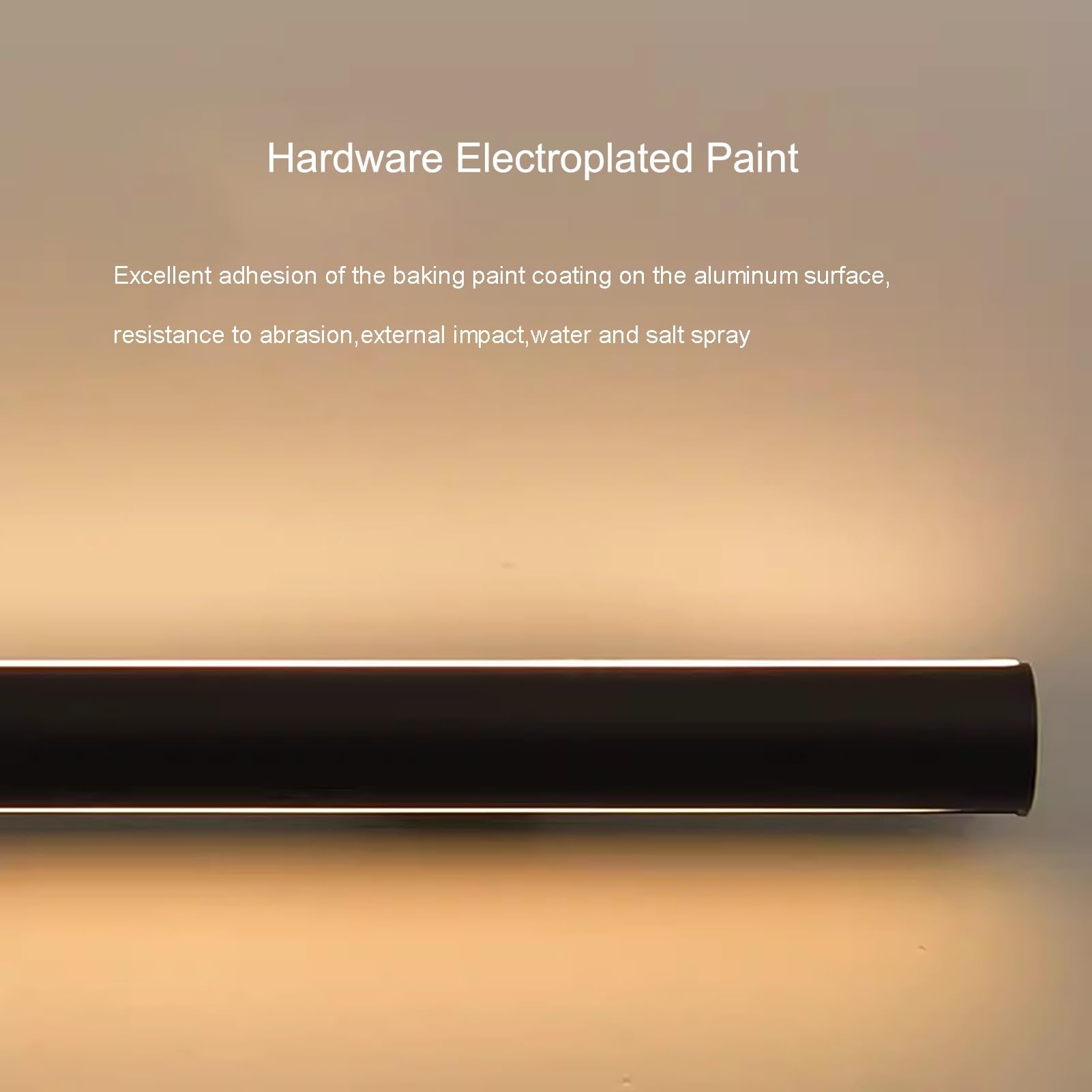 Luci a LED luminose a infrarossi, per esterni e interni, in alluminio, con design illuminato, 120 cm / 47.24in, perfette per illuminazione sicura e patio