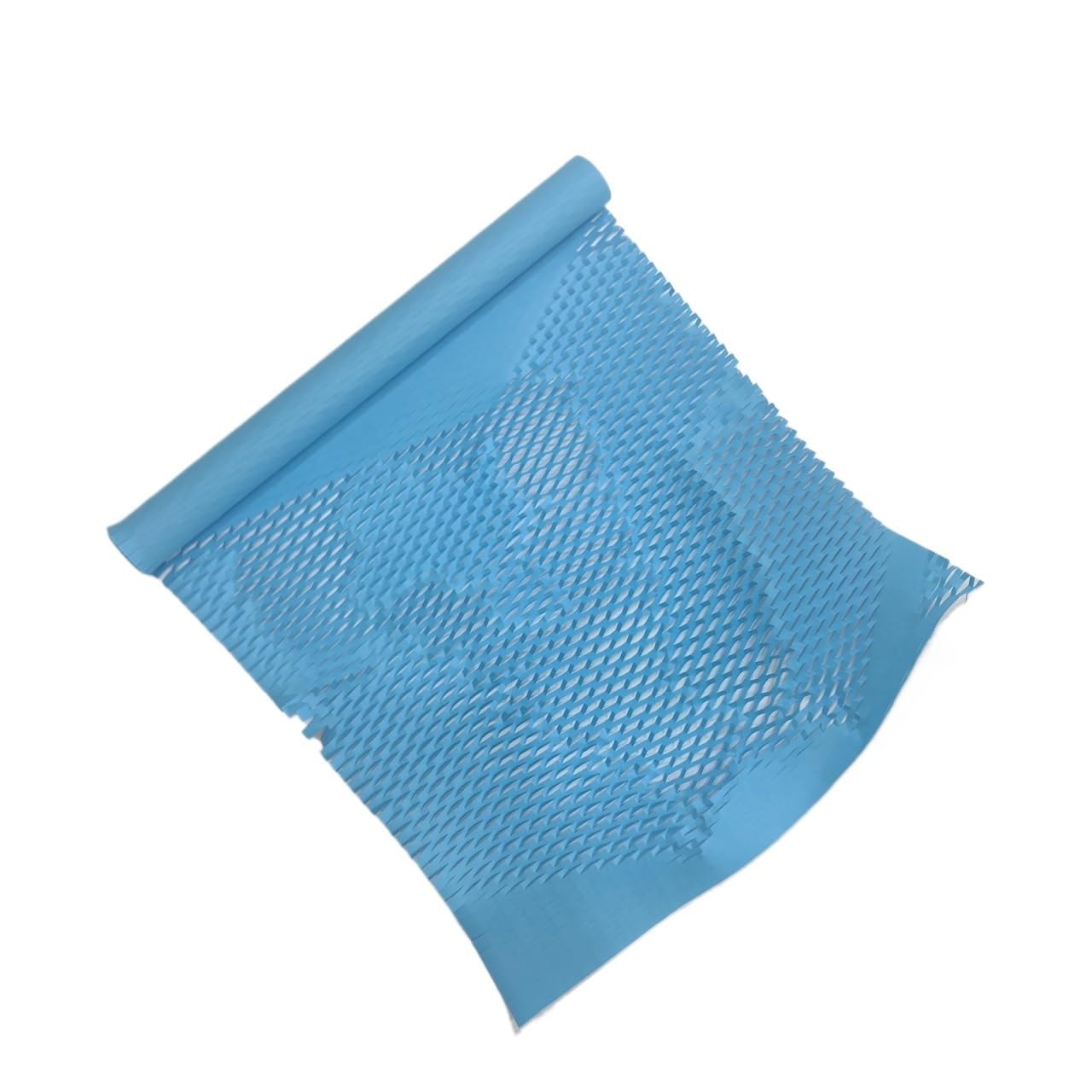 Honeycomb Packaging Paper Roll, Honeycomb Paper Bubble Wrap Roll Multicolor 30-50cm x 3-10m(Blue 30cmx3.0m)