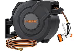 100 ft Water Hose Retractable Heavy Duty