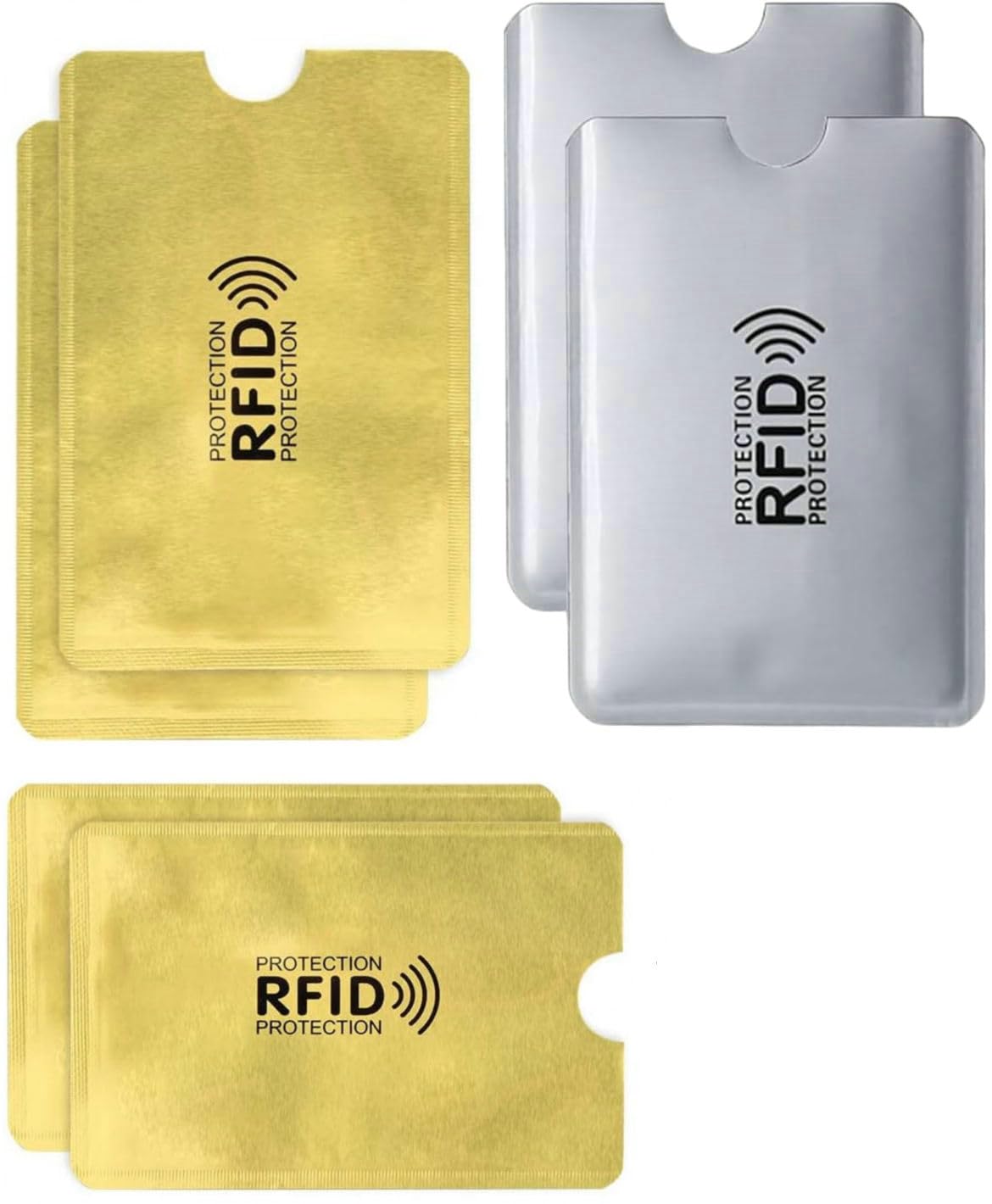 12 Custodie Per Carte Di Credito Con Blocco RFID - Garfoniex - Protezione Antifurto
