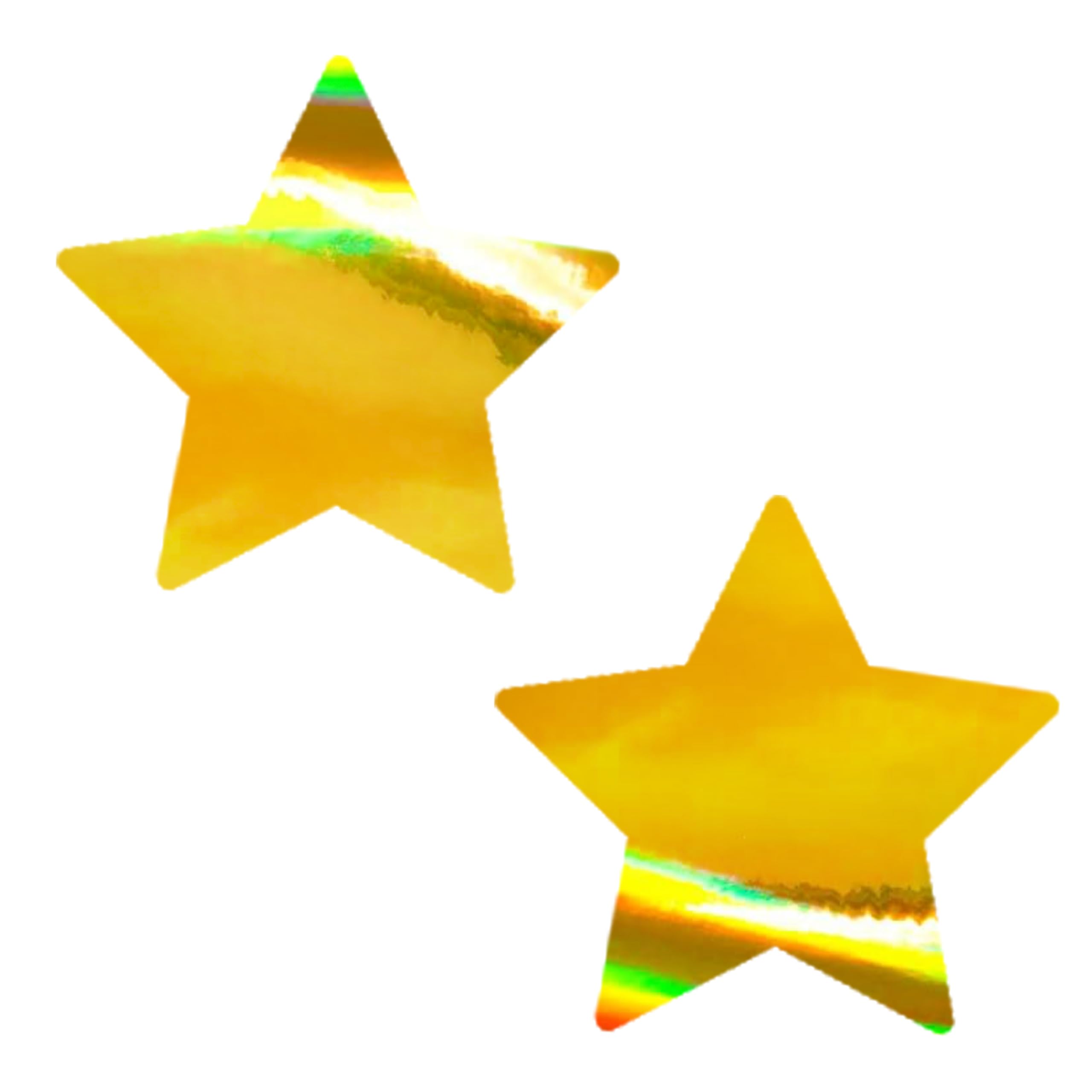 Neva Nude Iridescent Crystal Beamz Nipztix Pasties Nipple Covers for Festivals, Raves, Lingerie and More, Made in USA
