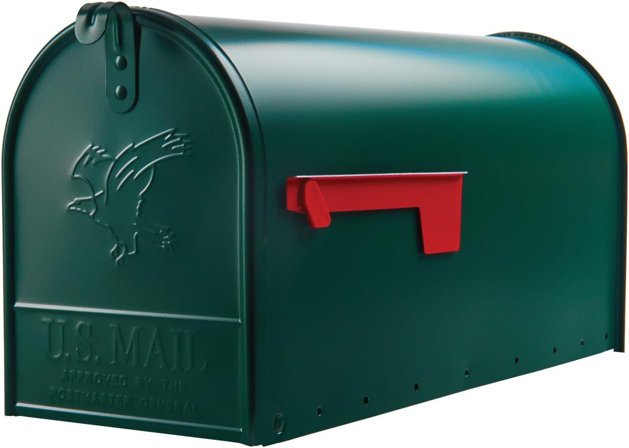 Solar Group PL10B Plastic Rural Black Mailbox Tools