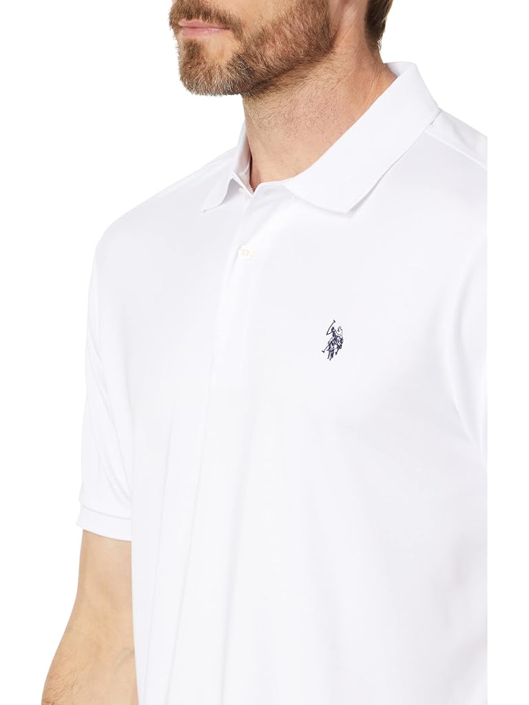 U.S. POLO ASSN. Classic Fit Interlock Solid Polo Shirt