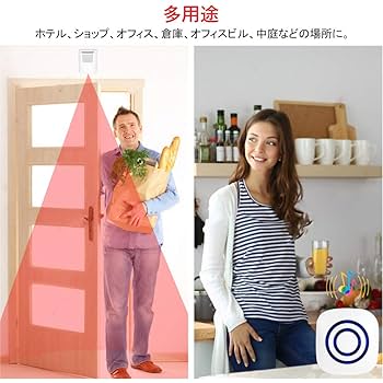 とむぷく様連絡専用 Amazon.co.jp: ワイヤレスチャイム 呼び鈴 玄関ドアベル 赤外線
