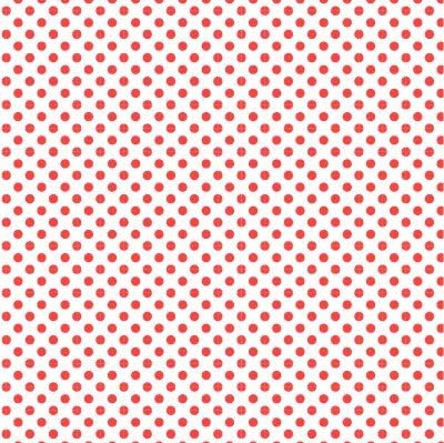 Real Leather Cow Hides - Leather Craft Pieces Unique Patterns - Red Dots