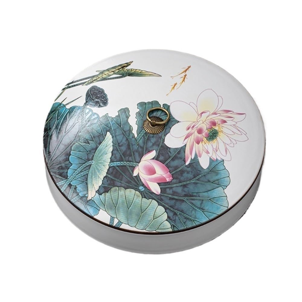 Tarros de Té Latas de cerámica for almacenamiento de pastel de té, latas apilables for almacenamiento de té a granel, cajas de pastel de té, latas de almacenamiento de alimentos for el hogar y la coci