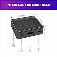 Vista 2 de BOXPUT Mini Android Box 12.0 Lemon TV Small Box 4K Smart TV-Box 2025 with BT Voice Remote – BT5.4, 2GB / 16GB, Allwinner H618 & WiFi6