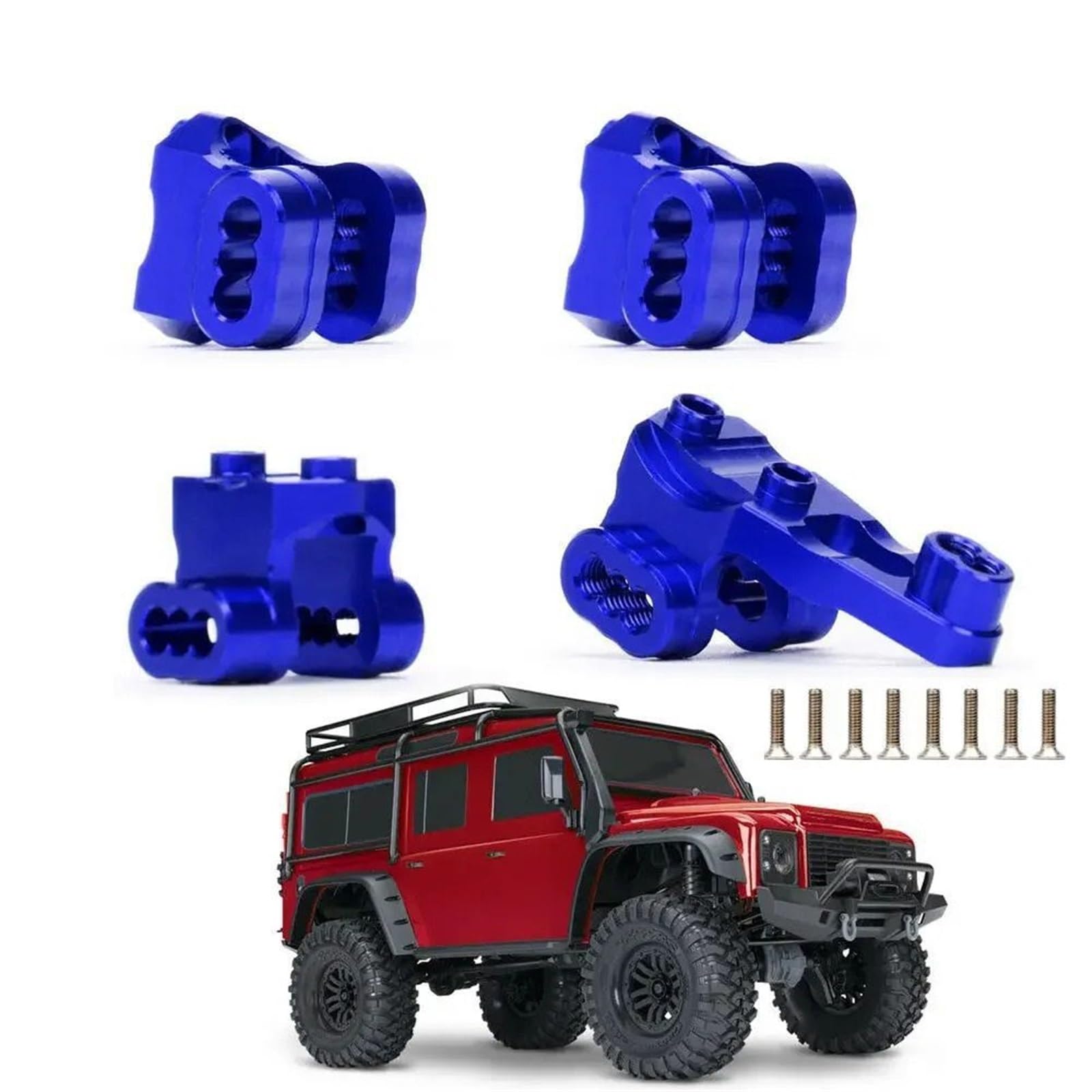 BrewJa Jeu De Supports D'essieux Avant Et Arrière En Laiton, 4 Pièces