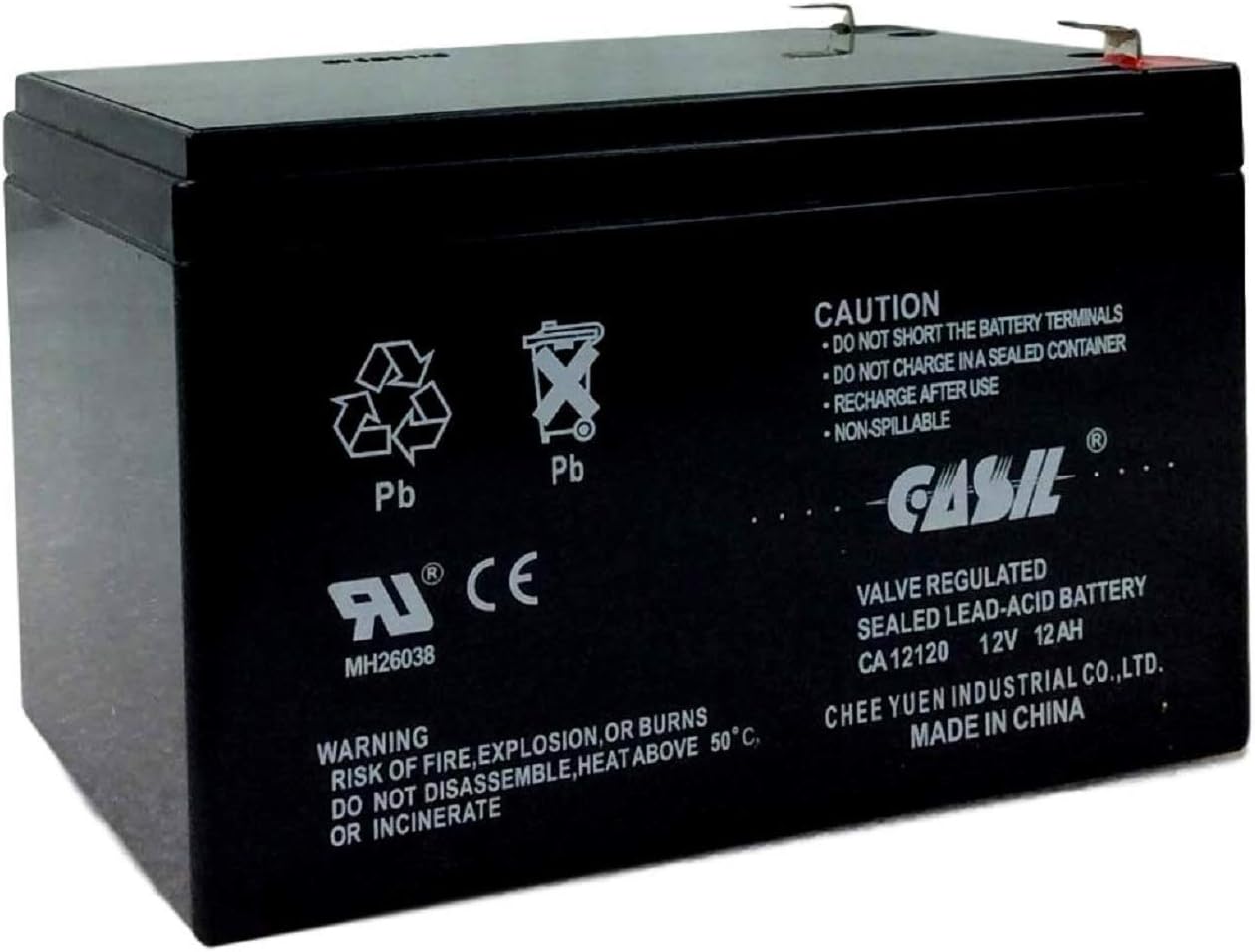 CASIL 12v 12ah F2Battery for Sunrise Guardian Trek G3 G4