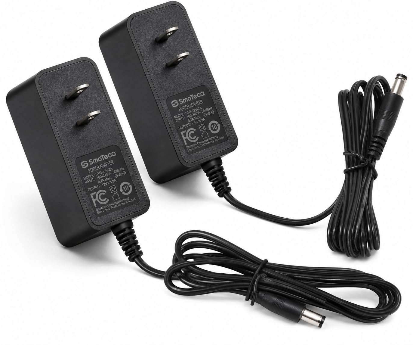 12 V 2 A zasilacz AC 100-240 V na DC 12 V transformatory, wtyczka ścienna 2,1 mm x 5,5 mm (12 V - 2 A)
