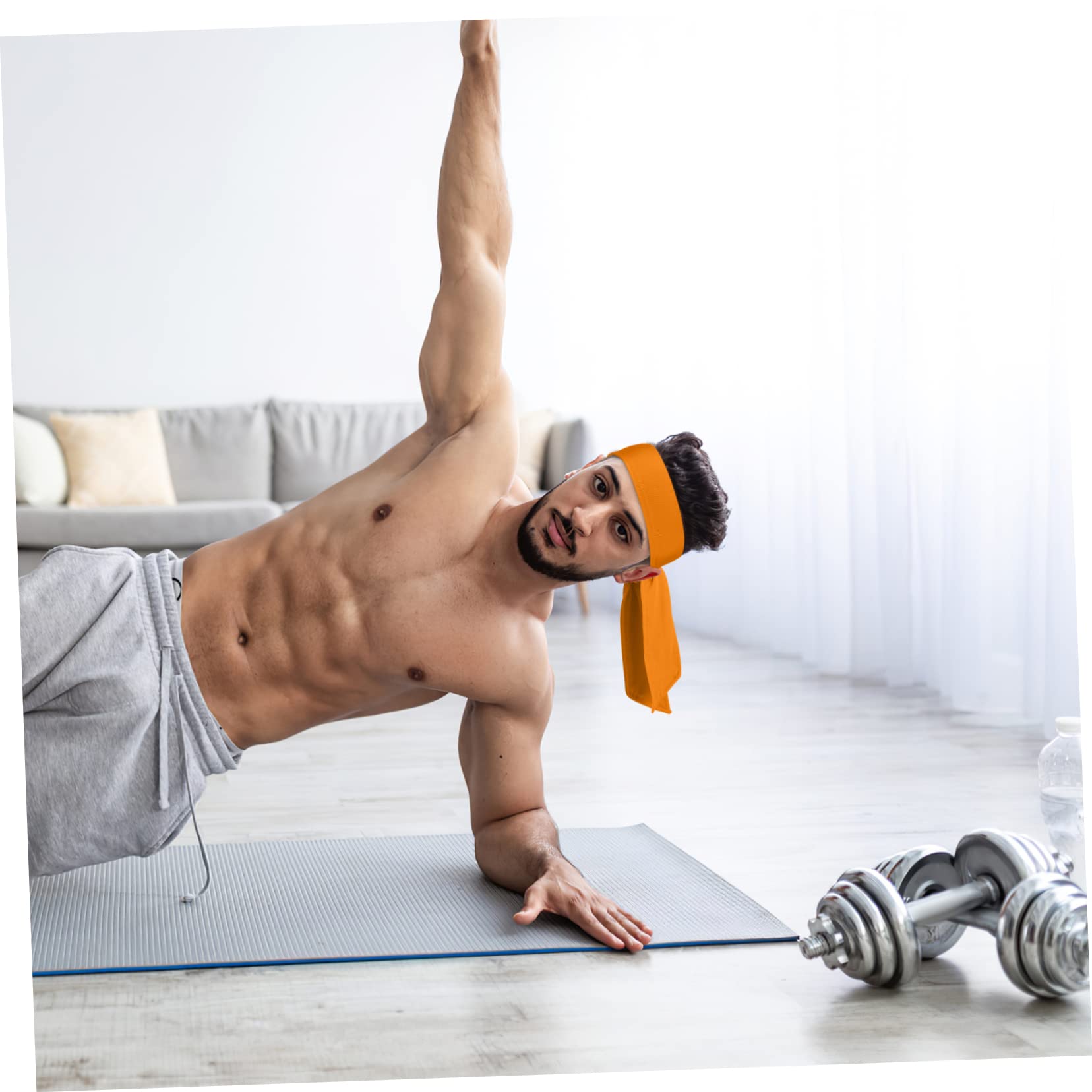 YARNOW Fasce per Chioma Sportive 15 Pezzi, Tessuto Elastico e Regolabile, Leggere e Confortevoli per Workout e Sport