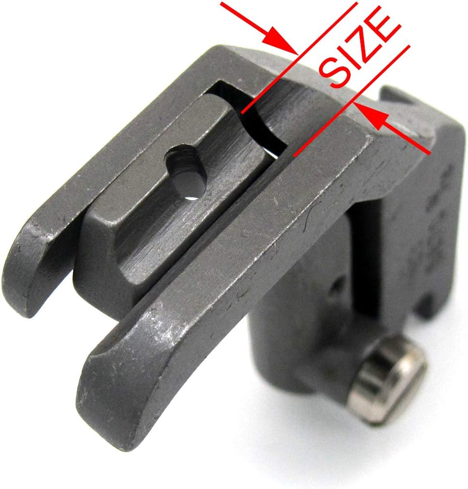 ckpsms Brand - #S67 1SET 2 Toe WELT Groove Foot Set Compatible with/Replacement for Adler Brand 67/167/69/267/269 (1/4(6MM))