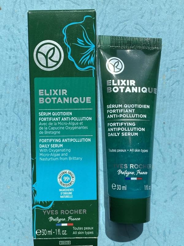 Yves Rocher Elixir Botanique Daily Fortifying Antipollution Oxygen Detox Face Serum - 30 ml./1 fl.oz. - Image 6