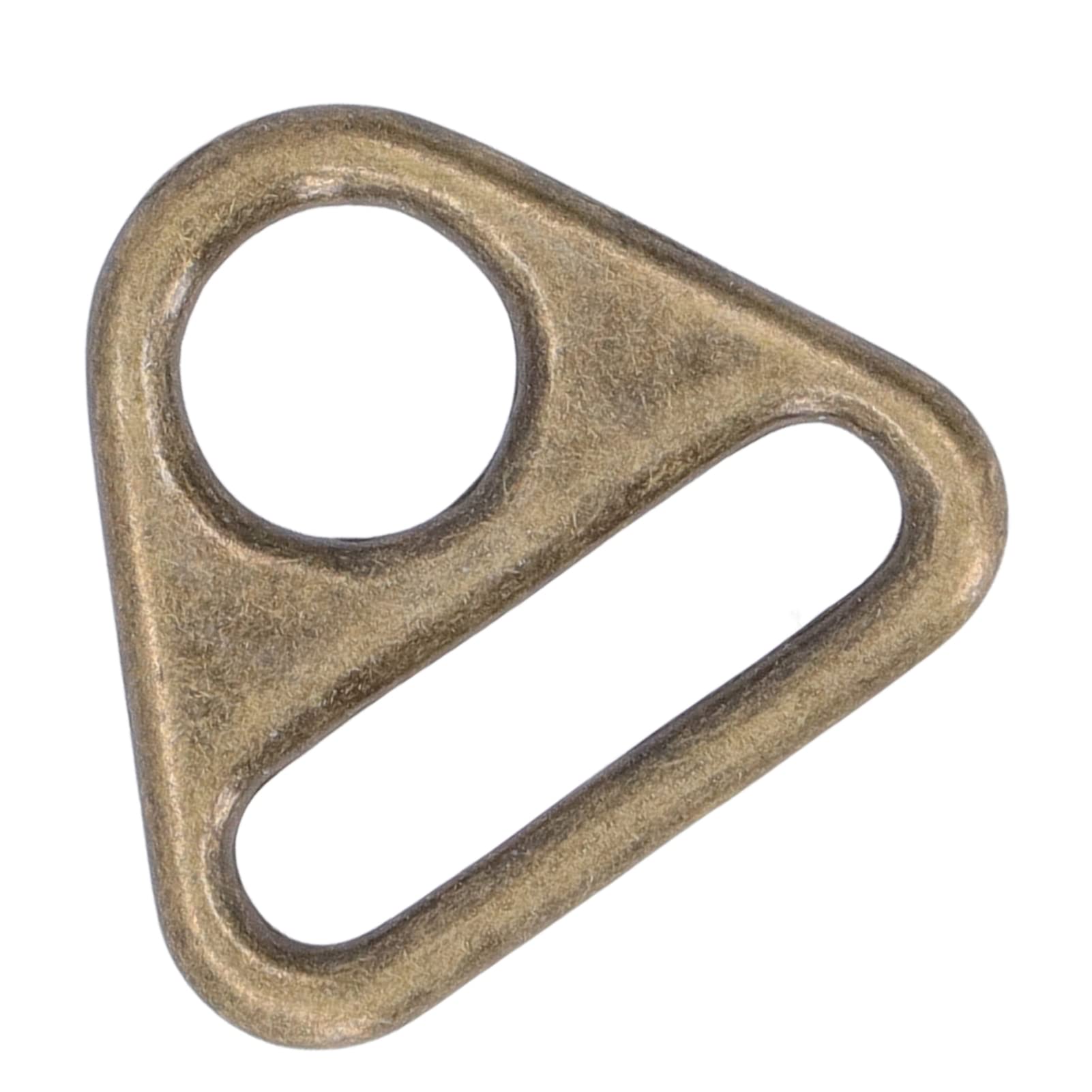 10 Pack Metal Buckles Triangle Adjuster Suspender Strap Slider For