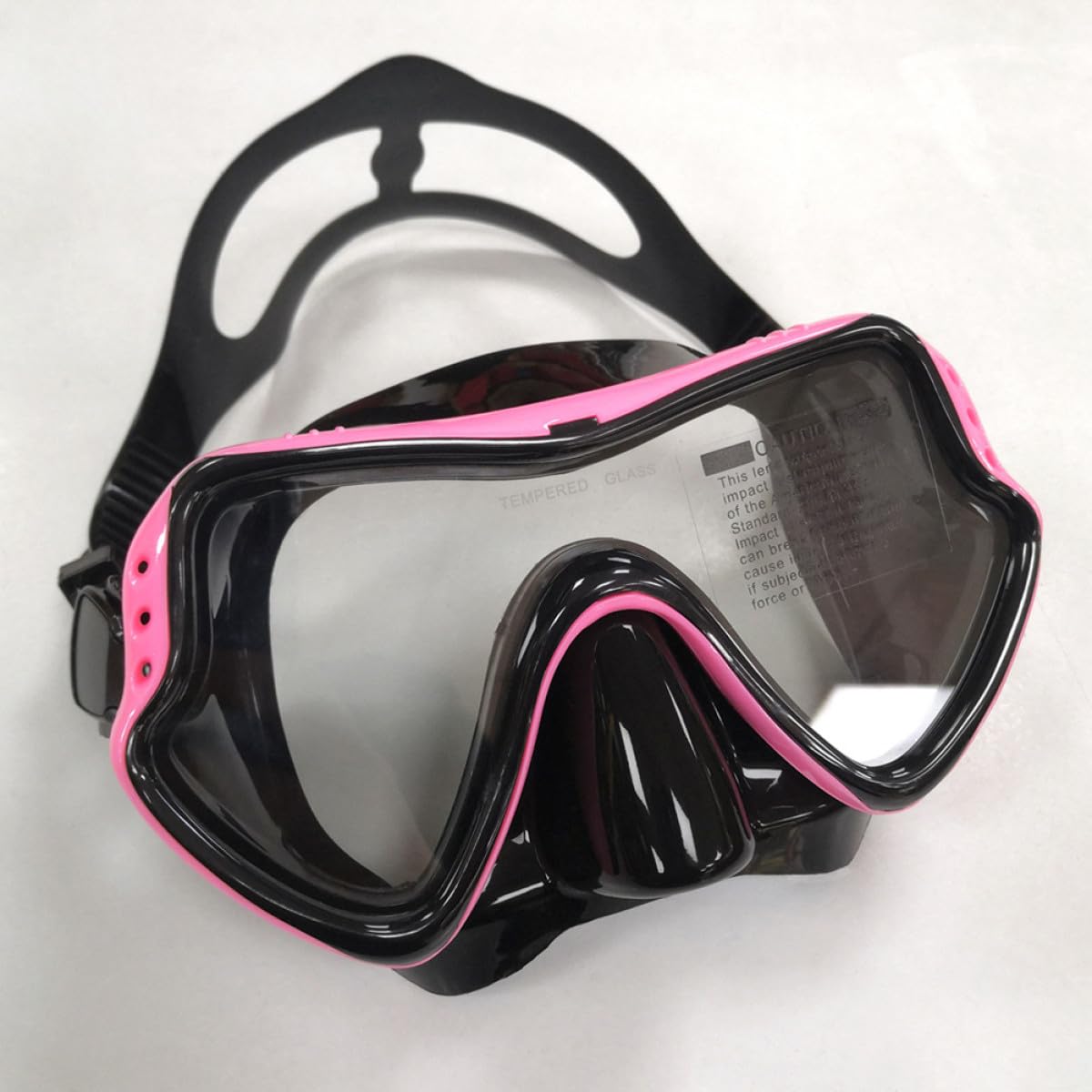 Occhialini da Snorkeling Rosa per Ragazzo Ragazza, Set Tubo | Silicone, Finestra Unica, Fascia Elastica, Drenaggio Unidirezionale, Ampio Angolo di Visione e Comfort Aumentato