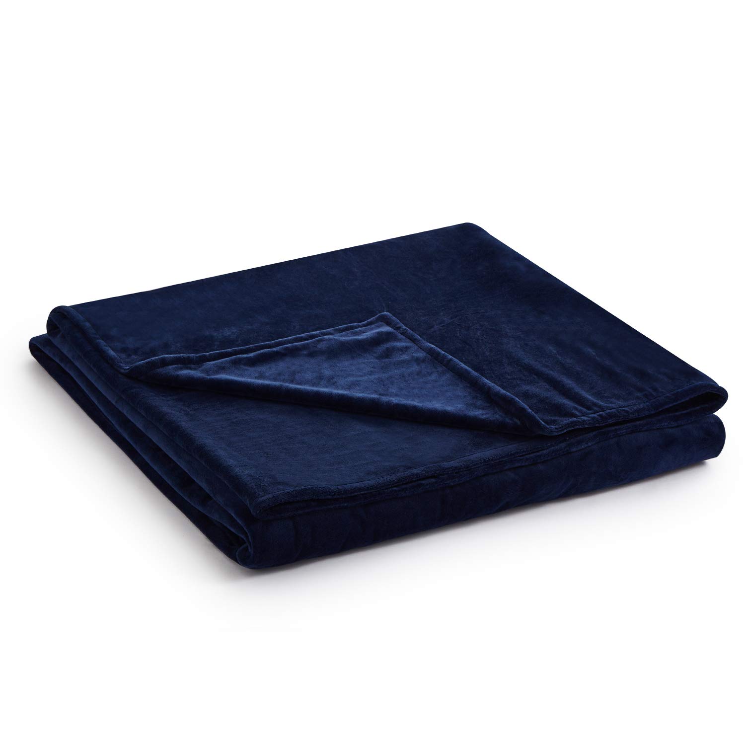 RelaxBlanket 60''x80'' Duvet Cover for Weighted Blanket | Premium Super Soft Minkey | Navy