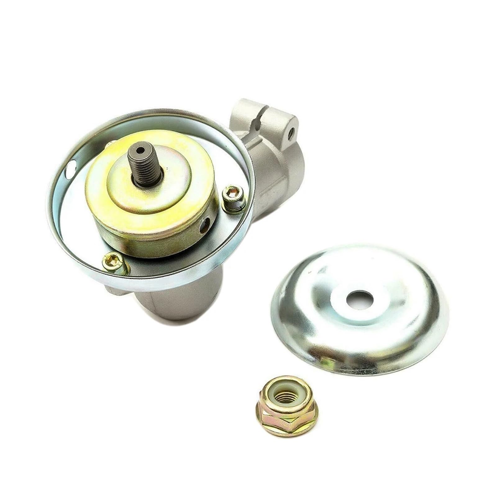 UZAMIRLEX Trimmer Replace Gear Head, 7 Spline 24mm Trimmer Gear Head For Strimmer Plate Garden Tool Part Silver