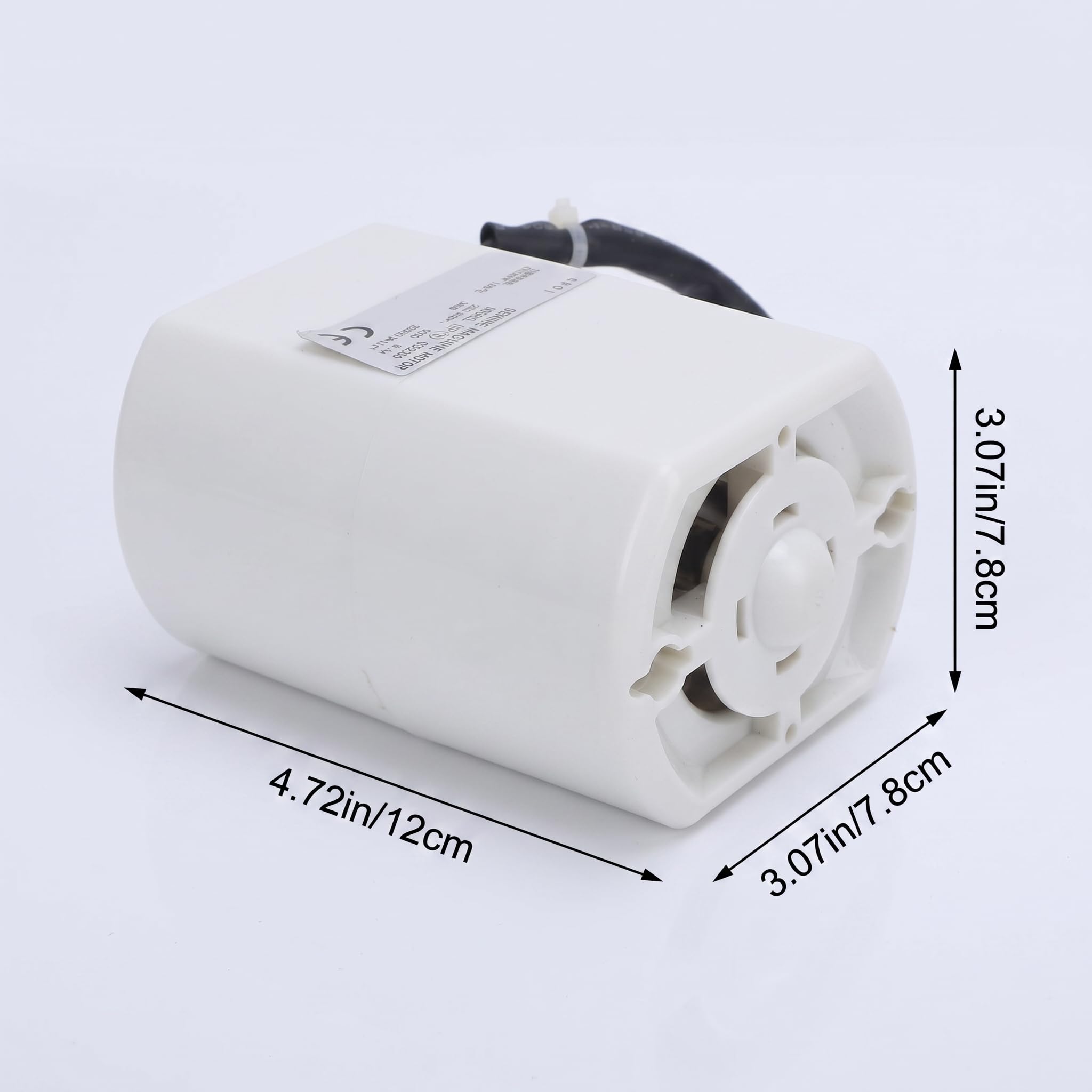 Yosoo Health Gear Remplacement de Moteur de Machine à Coudre Domestique, Moteur électrique 90 W 7 000 Tr/min 50 Hz pour Ourlets à Couture Courbe Droite, Compatible avec les Machines à Coudre