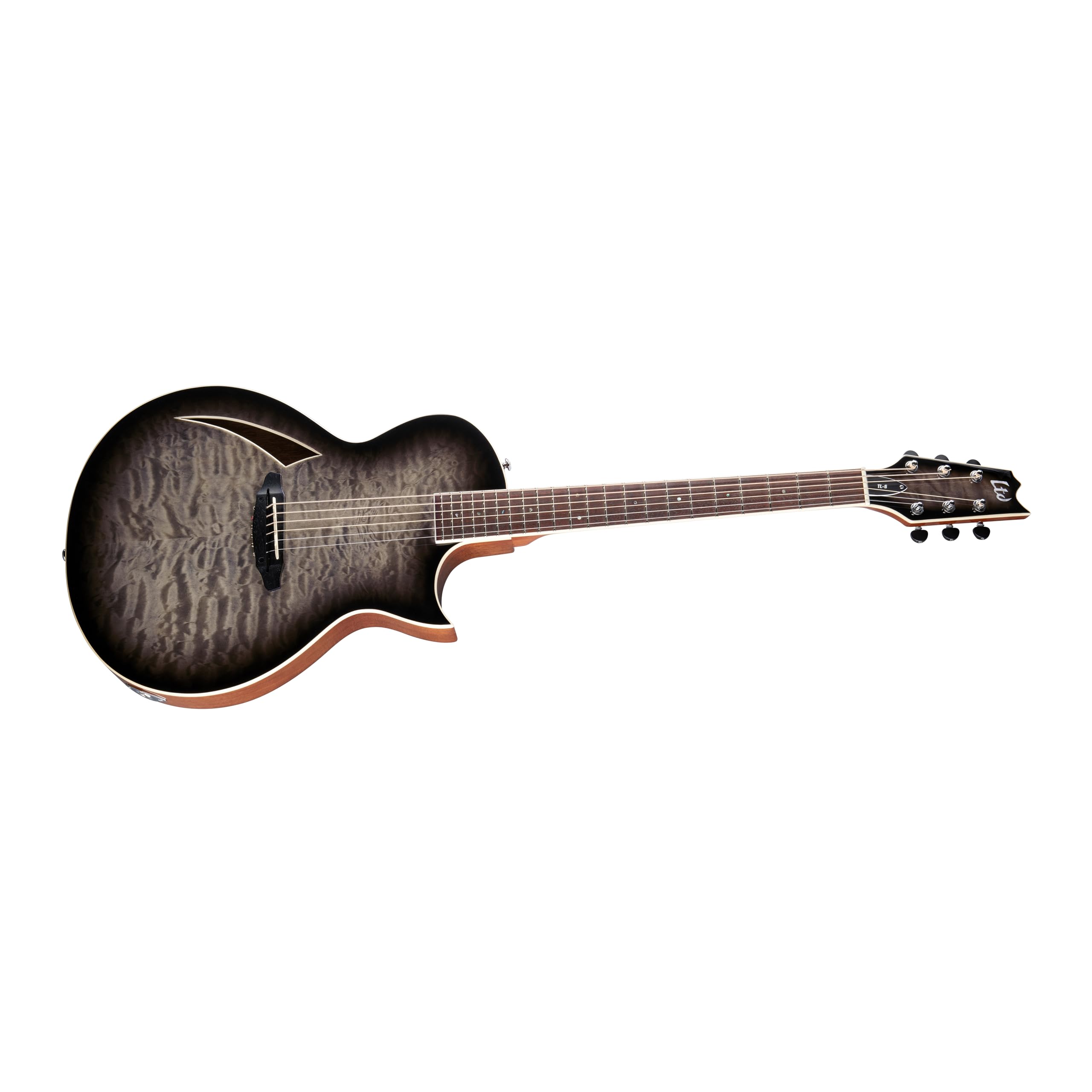 Amazon.com: ESP LTD TL-6QM Thinline Acoustic-electric Guitar