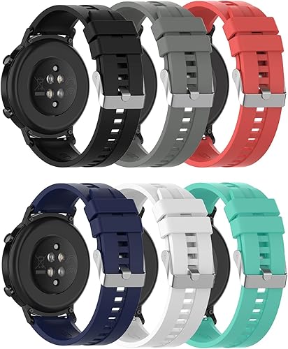 Senter Correa para HUAWEI Watch GT2 de 1.654 in, correa de repuesto deportiva de silicona suave de 0.78 pulgadas, compatible con HUAWEI Watch GT2 de