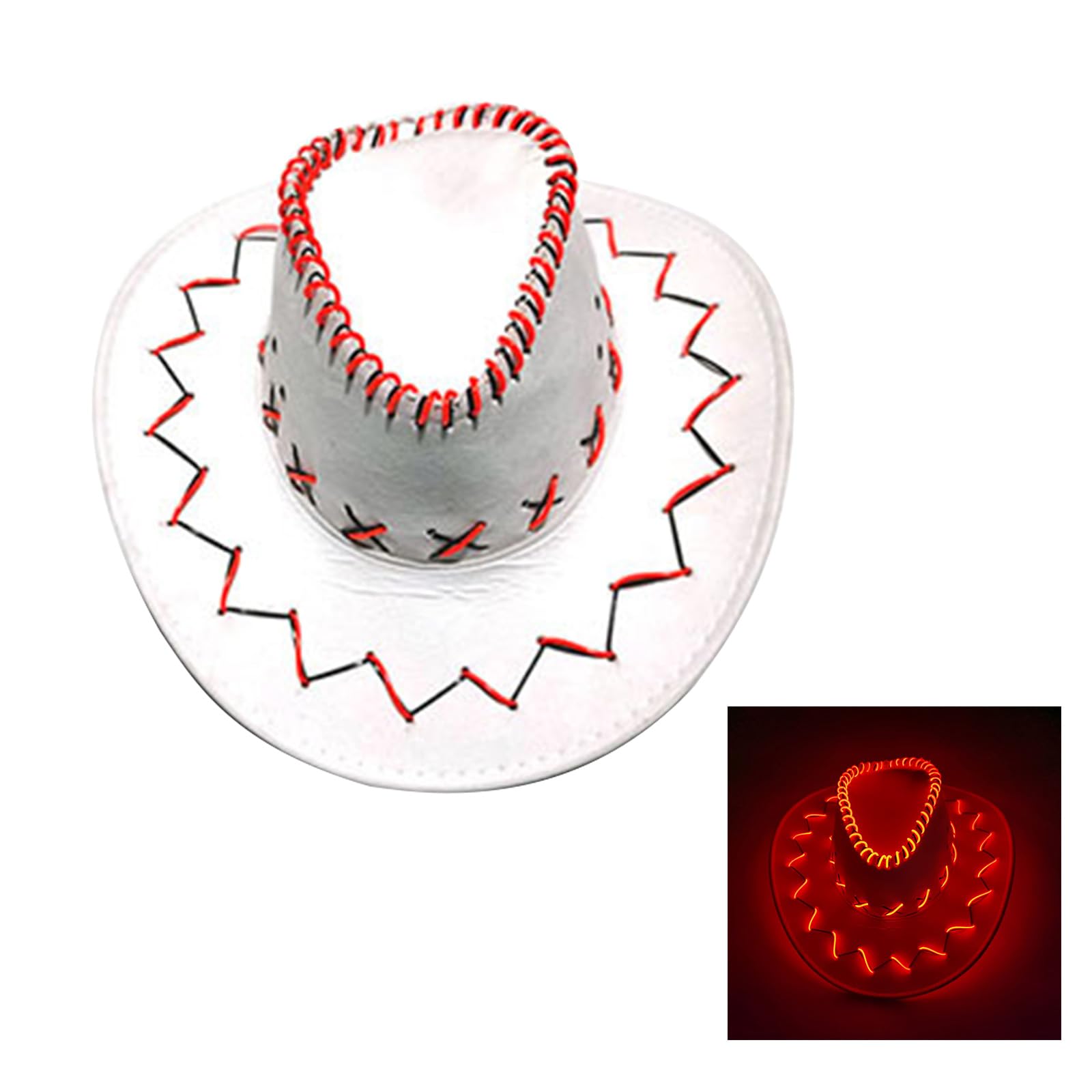ZEPFJHE Unisex Light Up Hat Canvas Hat Adjustable Canvas Accessory Elegant Glowing for Nighttime Enthusiasts Outdoor Activity