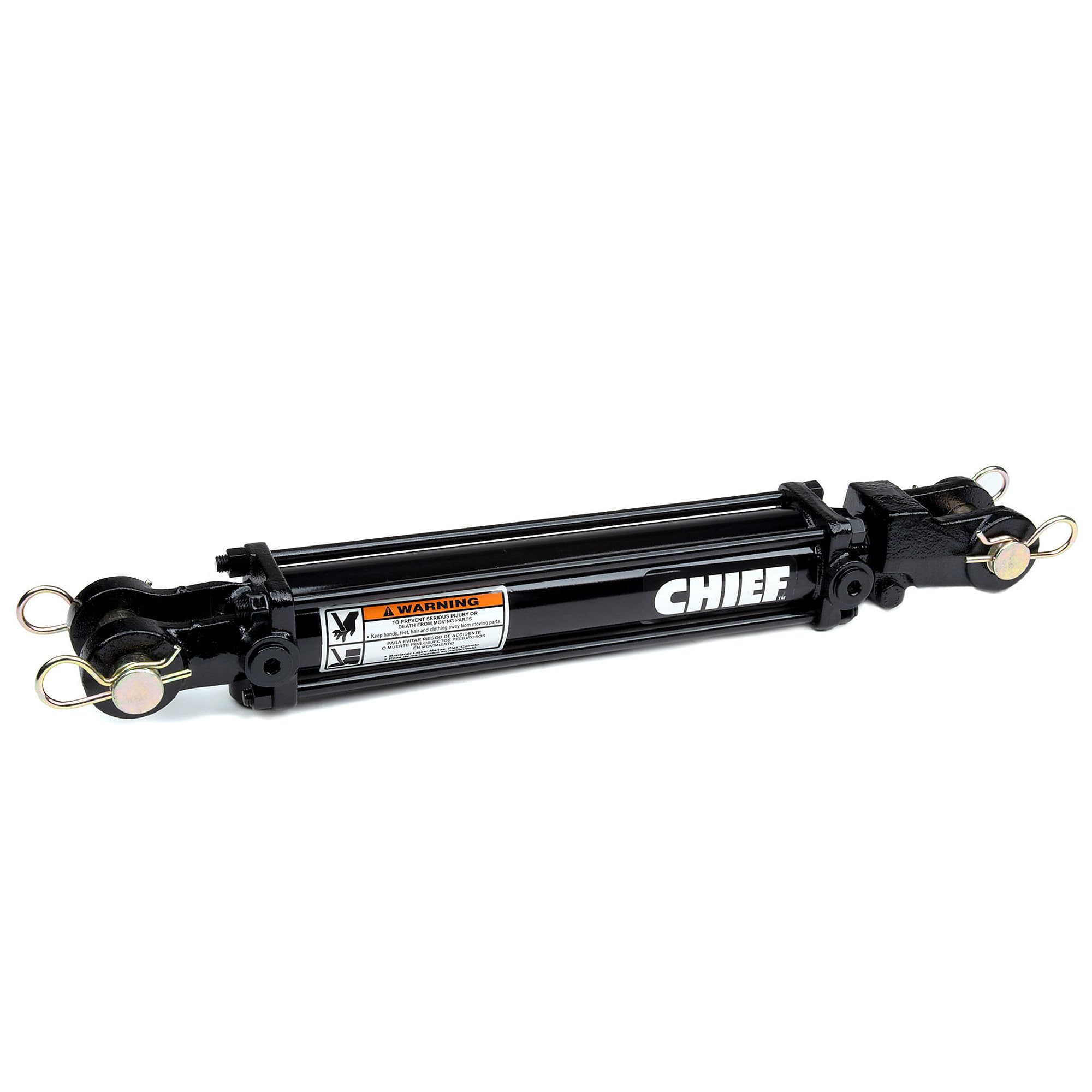 Chief TC3 3000 PSI Tie-Rod Cylinder for Double Acting 4'' Bore x 30'' Stroke - 2 Rod Dia #8 SAE Port Retracted 40.25