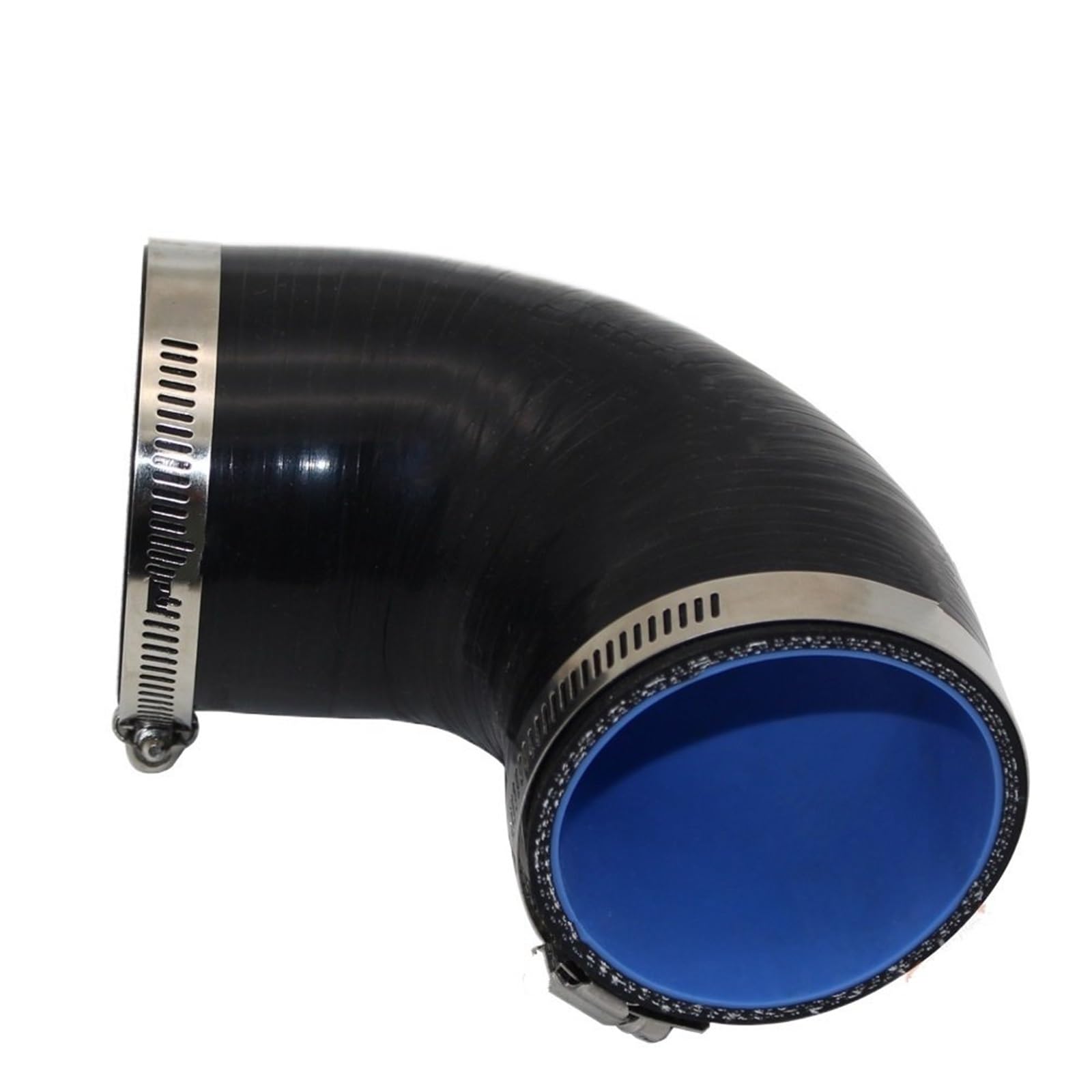 wąż do wody chłodzącej Uniwersalny wąż silikonowy 90 stopni złącze samochodowe intercooler turbo wlot rura łącznik wiele rozmiarów(63MM)