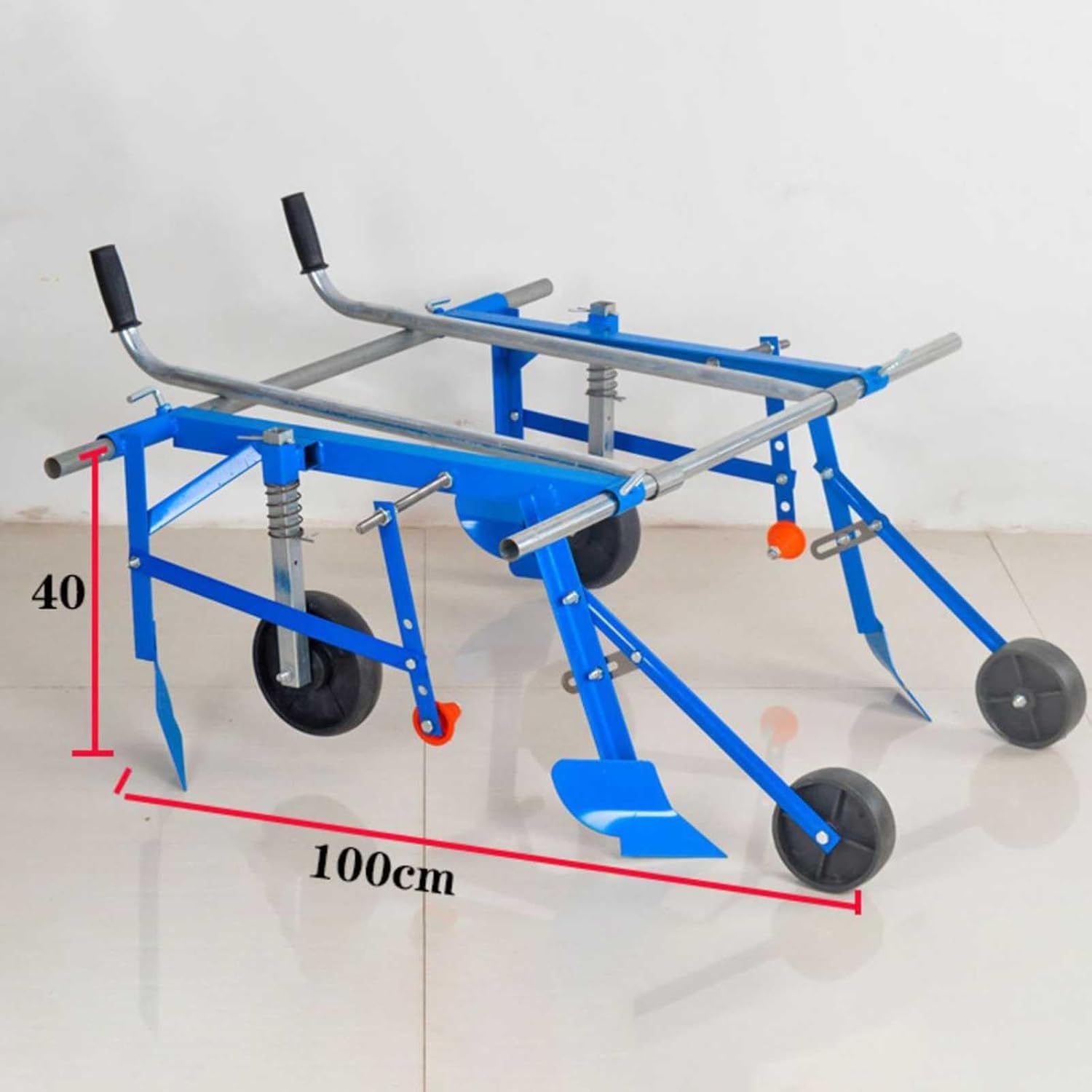 Macchina per pacciamatura manuale, pacciamatura automatica a profondità regolabile, attrezzatura agricola per serre, giardini e frutteti, funzionalità che consente di risparmiare tempo. (Low 2M)