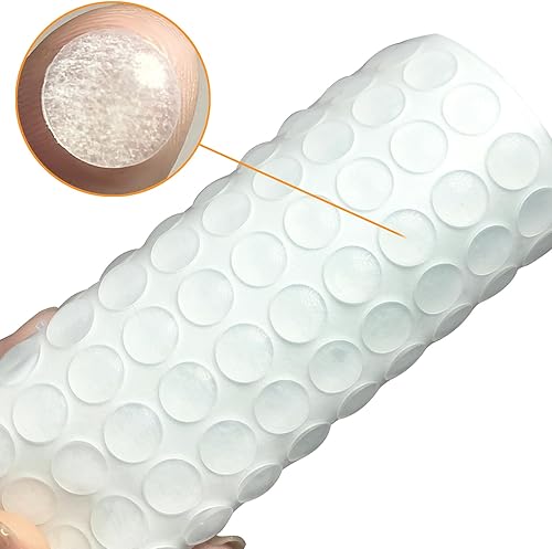 Parachoques autoadhesivos semiesféricos transparentes para puerta de gabinete, parachoques de puerta de gabinete transparente