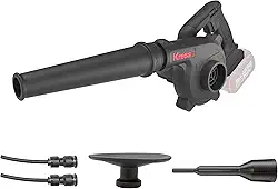 Soprador a Bateria Kress KUF30.9 20V – 290 km/h, 3 Velocidades, Design Compacto e Leve, Kit de Acessórios Completo – Alta Potência e Versatilidade Profissional – Não Acompanha Bateria