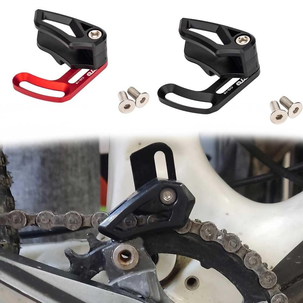 Guide-chaîne DH Direct Mount Pour VTT – CNC 7075, 16 G, Réduction De Bruit, Compatible 30-40T (sauf YT Jeffsy), Rouge