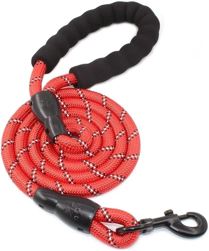 Training Lead for Dogs，Dog Towing Rope,Strong Dog Leash Pet Leashes Reflective Leash for Big Small Medium Large Dog Leash Drag Pull Tow Golden Retriever 150/200/300cm Dog Lead(Red,1.0cm 200cm)