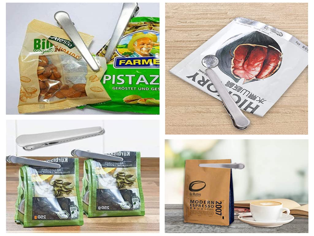 Lot De 20 Pinces De Fermeture Pour Sachets Alimentaires - Clips Réutilisables Pour Conserver Snacks, Épices