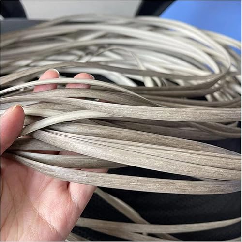 Kit de reparación de ratán de plástico para muebles de mimbre 17.64 oz (196.9 ft) material de reparación de ratán sintético para cesta de mesa de