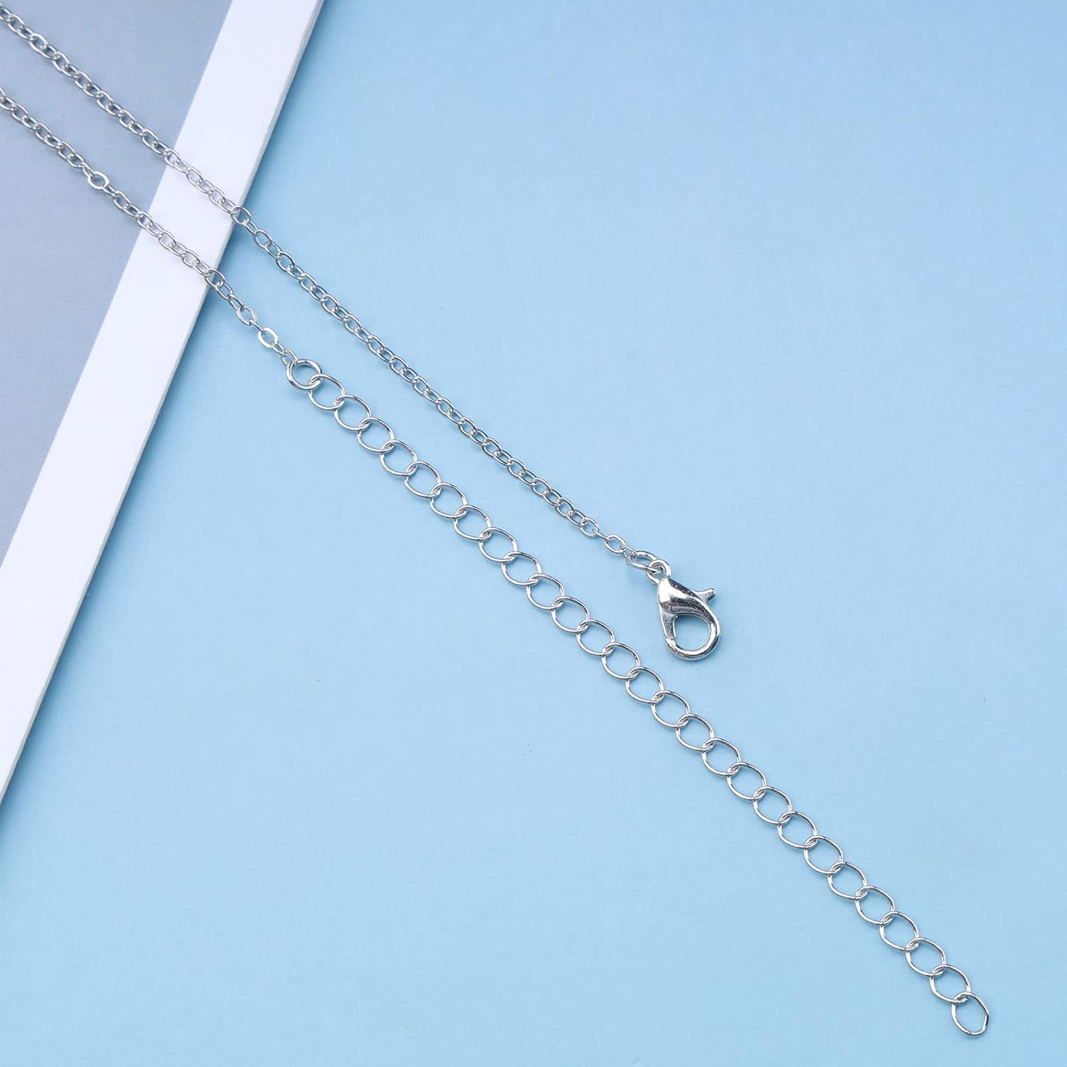 Andelaisi Boho Emerald Cross Choker Necklace Viking Wings Sword Necklace Silver Wing Sword Pendant Necklace Vintage Angel Wing Sword Necklace Choker Jewelry for Women Amulet Necklace - Image 8