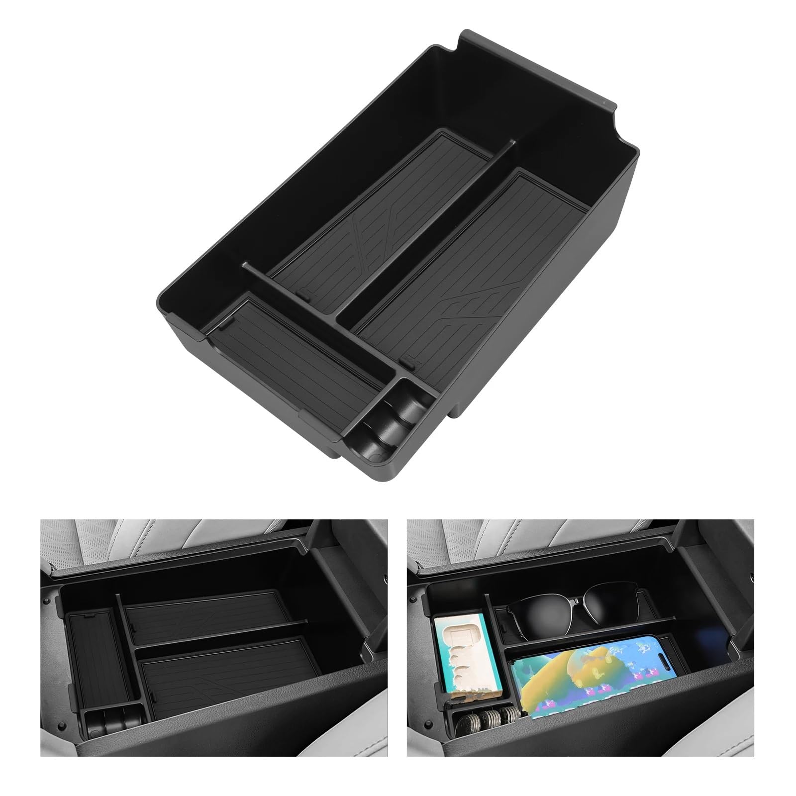 Organizzatori per la Console Centrale dell'auto per Nissan Murano 2025, vano portaoggetti nel bracciolo della Console Centrale, Accessori per l'organizzazione degli Interni dell'auto.