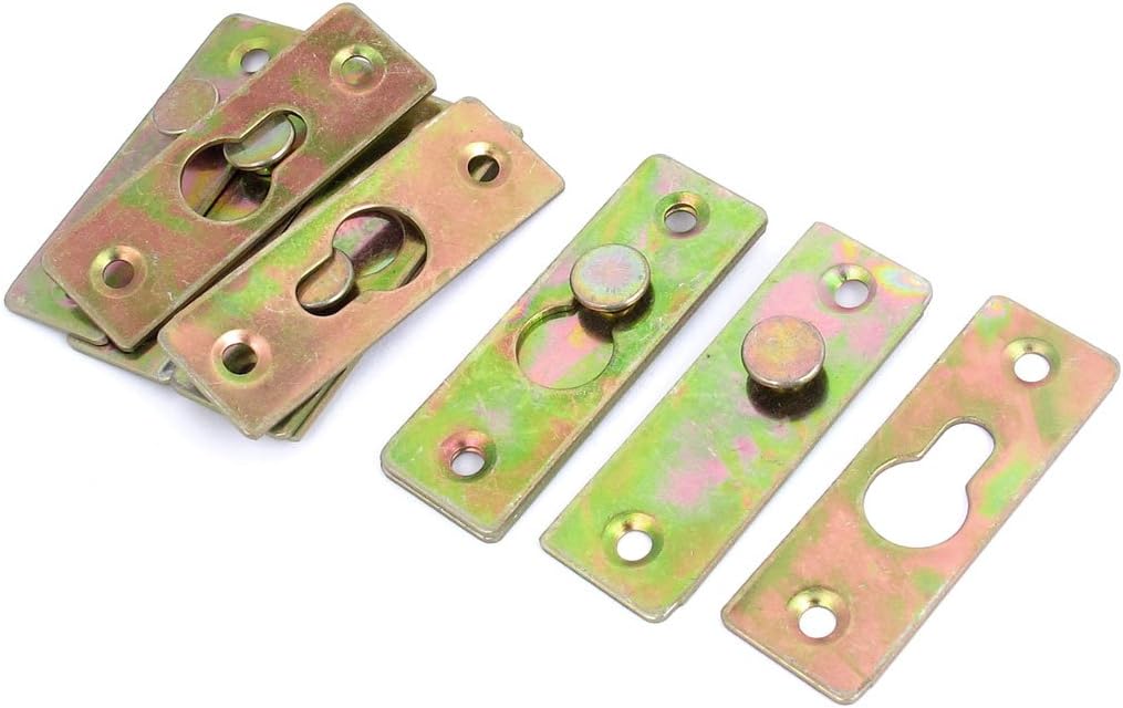 Sourcingmap 5 Sets Metalworker Furniture Using Metal Bed Hinge 57 x 18mm