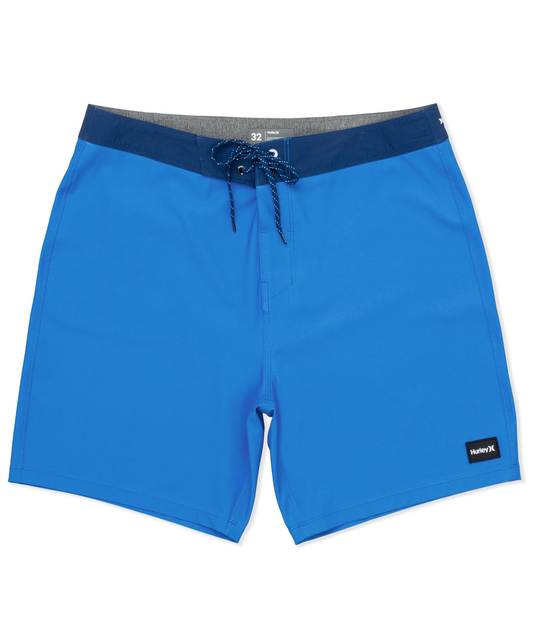Hurley Men's Phantom 4-Way Stretch 7" Inseam Boardshort, 18" Outseam, Quick Dry Swim Trunks