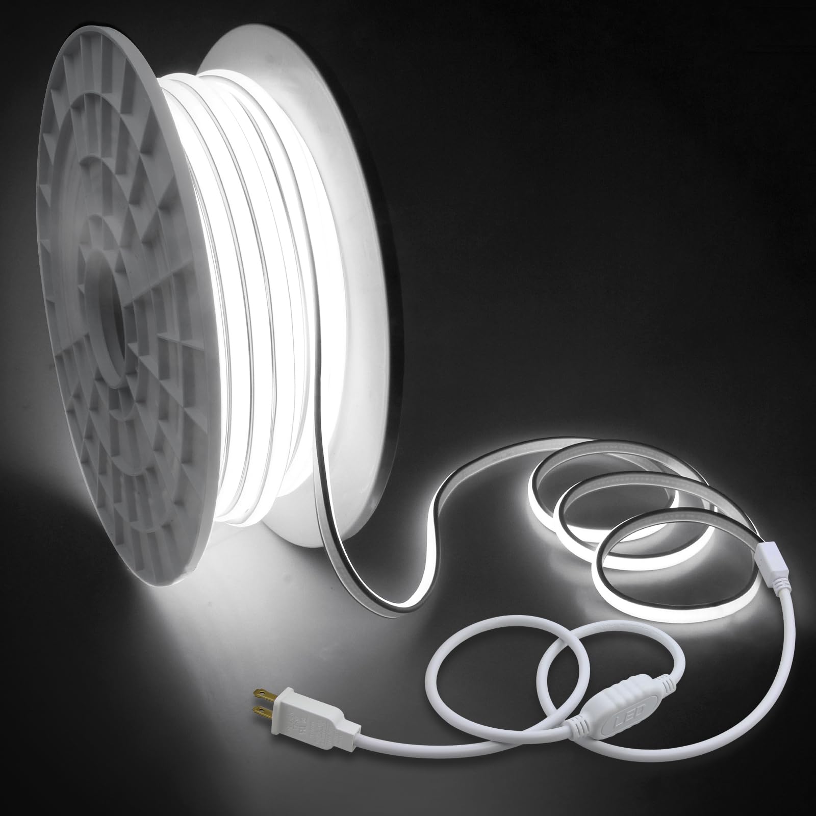 Samsion 200FT COB Led Strip Lights Outdoor Waterproof