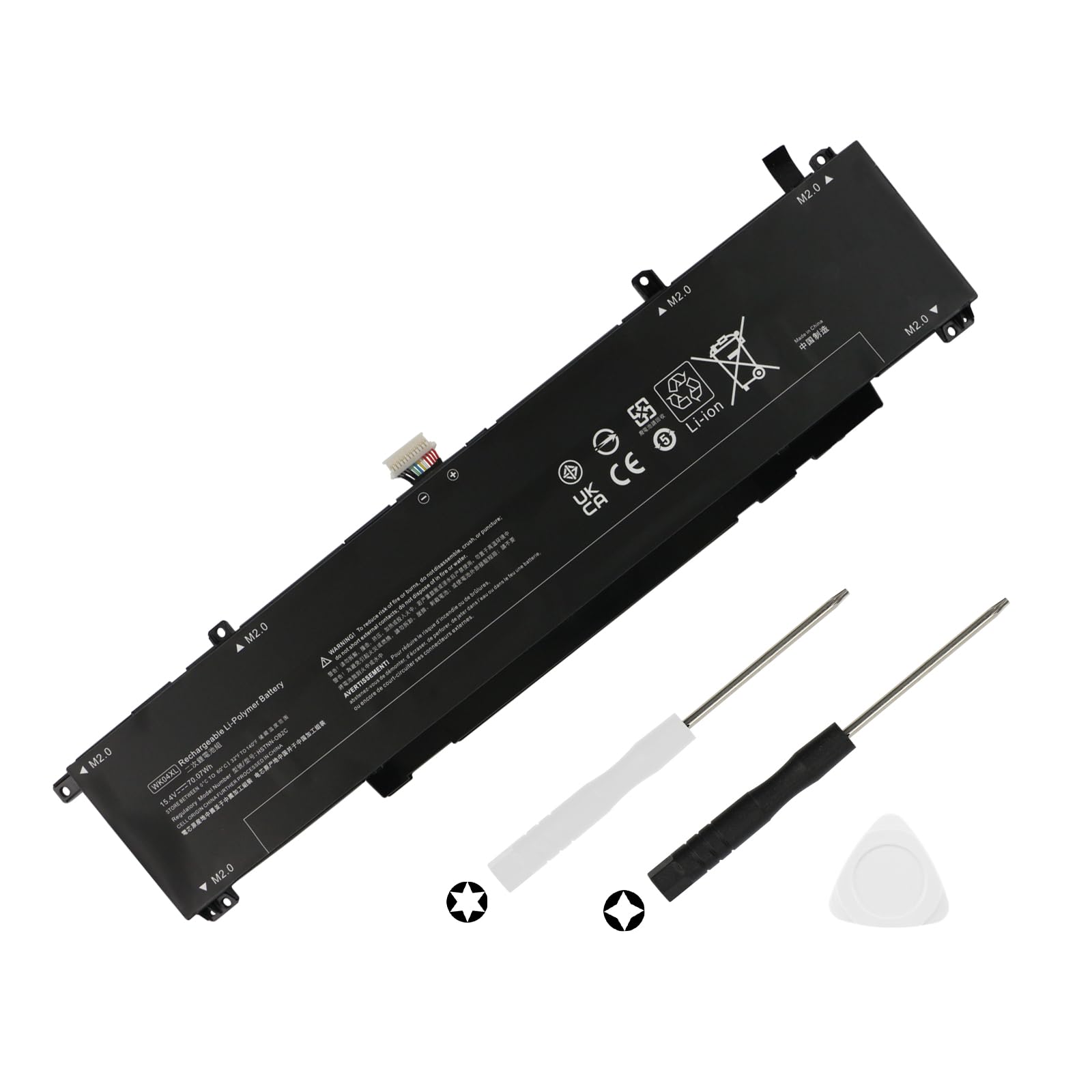 WK04XL Batteria per HP Victus 15-fa 16-d 16-e 16-s 16-s0000 16-d0000 16-e0000 15-fa0000 Omen 16-b 16-c 16-n 16-b0000 16-c0000 15-fa0002sf 15-fa0002ng 15-fa0003sf fa0004ns fa0005nl fa0006sf fa0009nt
