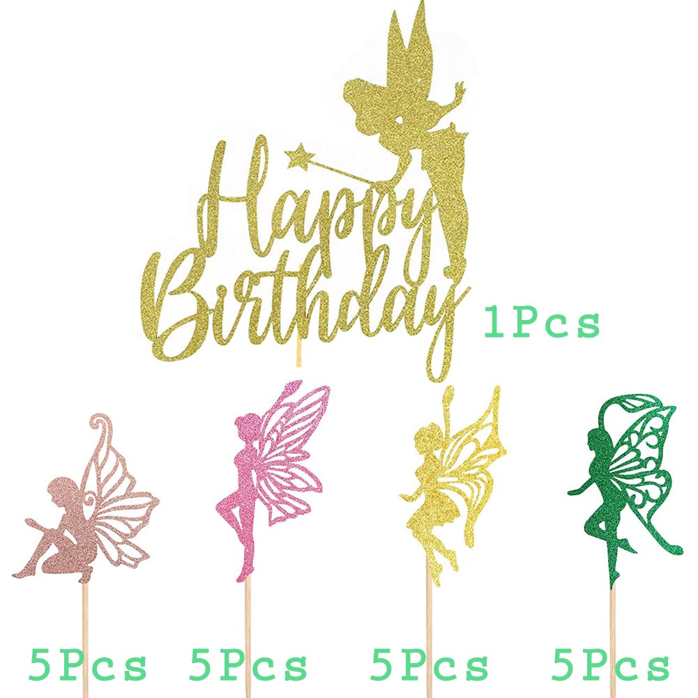Feen Geburtstag Deko Girlande Set - 14 Stück Feen  Produktbild-Vorschau 6