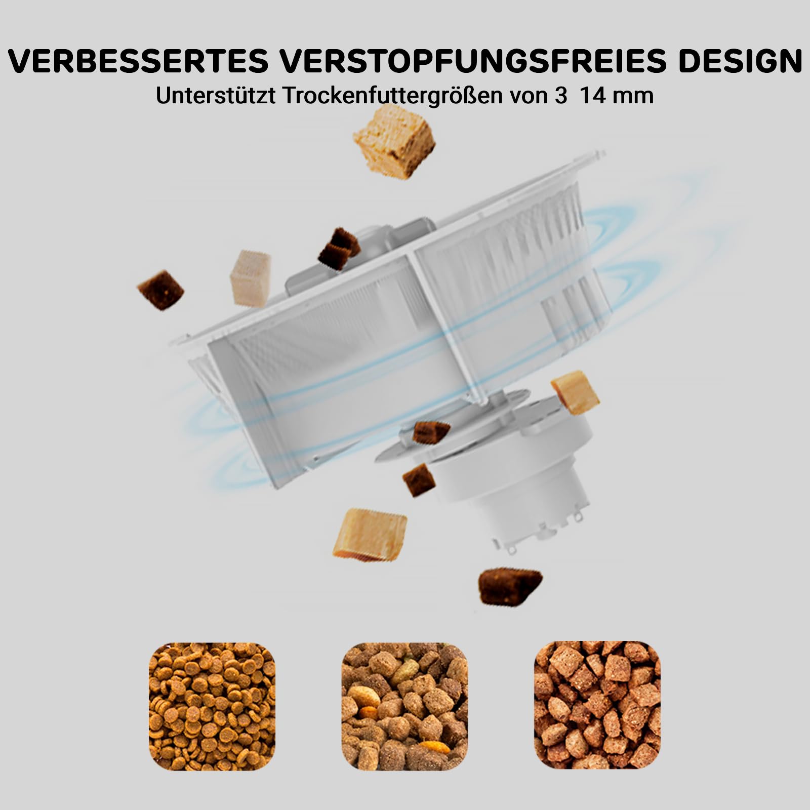 iPettie FW54 5G/2.4GHz WLAN Automatischer Futter- und Wasserspender 2-in-1 für Katzen & Hunde, 8.8L Großes Fassungsvermögen für bis zu 2 Wochen, ideal für berufstätige Tierhalter