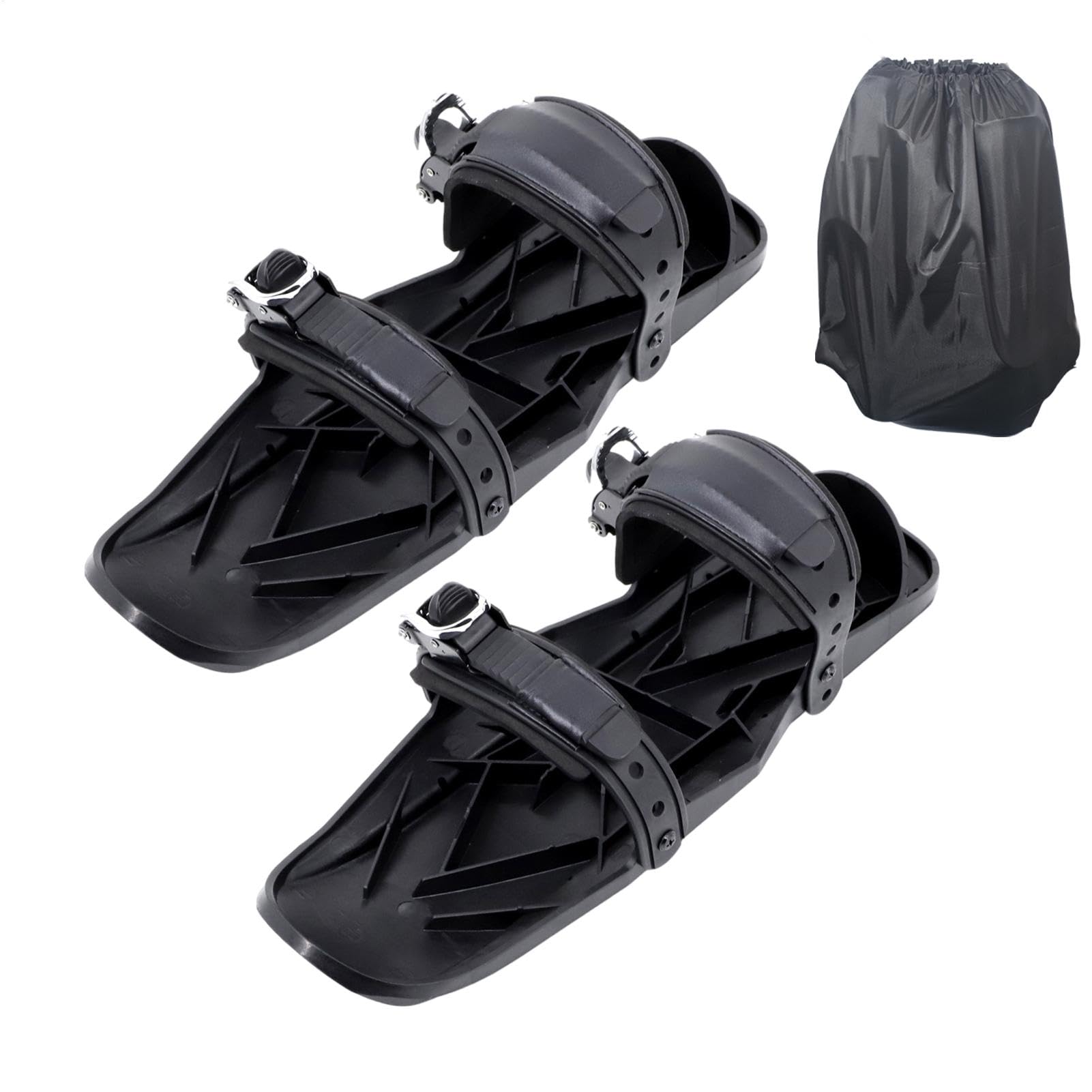 Schneeschuhe für Männer, Schneeschuhe für Damen, Skating-Ski, kompaktes Ski-Zubehör, multifunktionale verstellbare Skiwerkzeuge, leichte und rutschfeste Schneeschuhe für Männer d