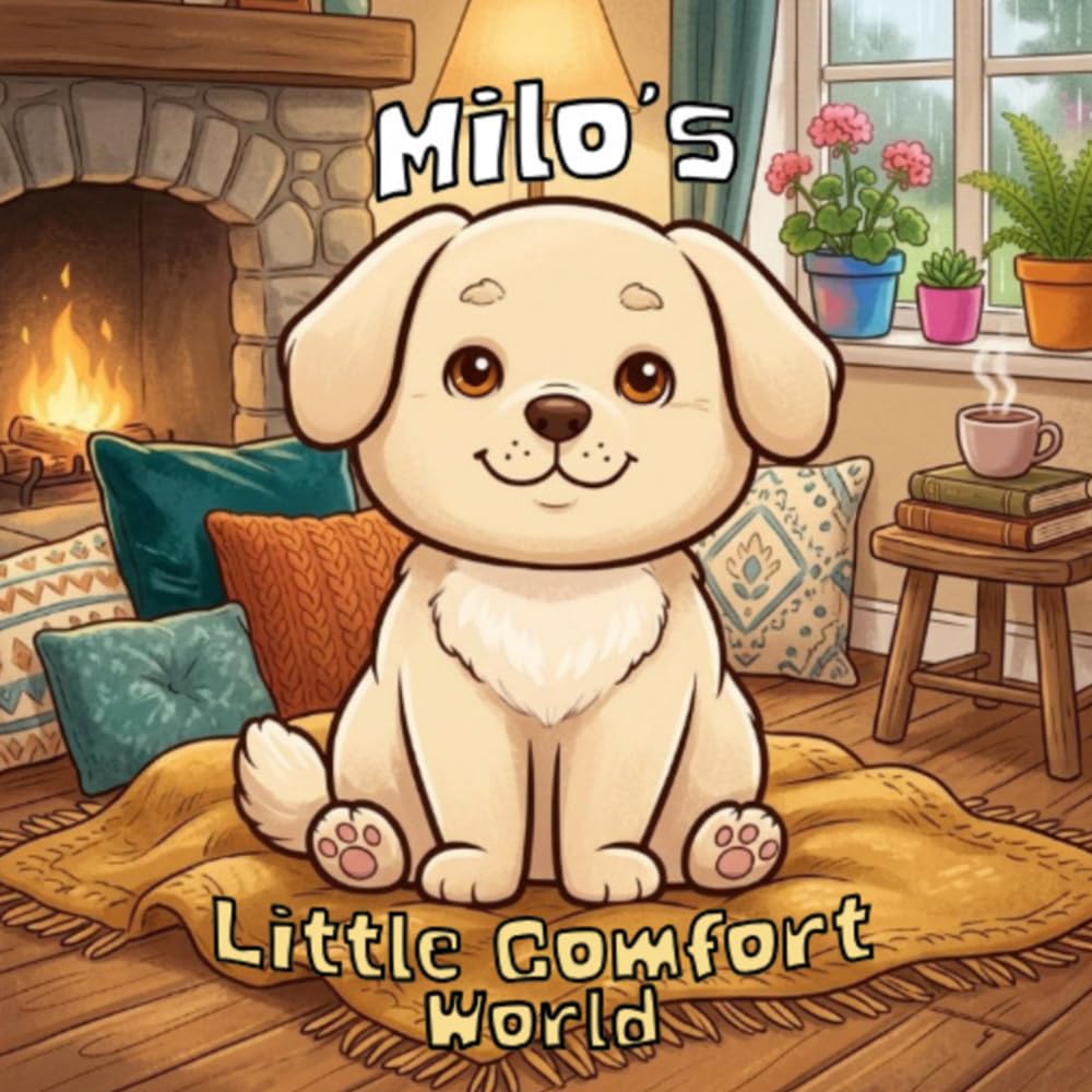 Milo’s Little Comfort World: Cute and peaceful moments for coloring and relaxing.