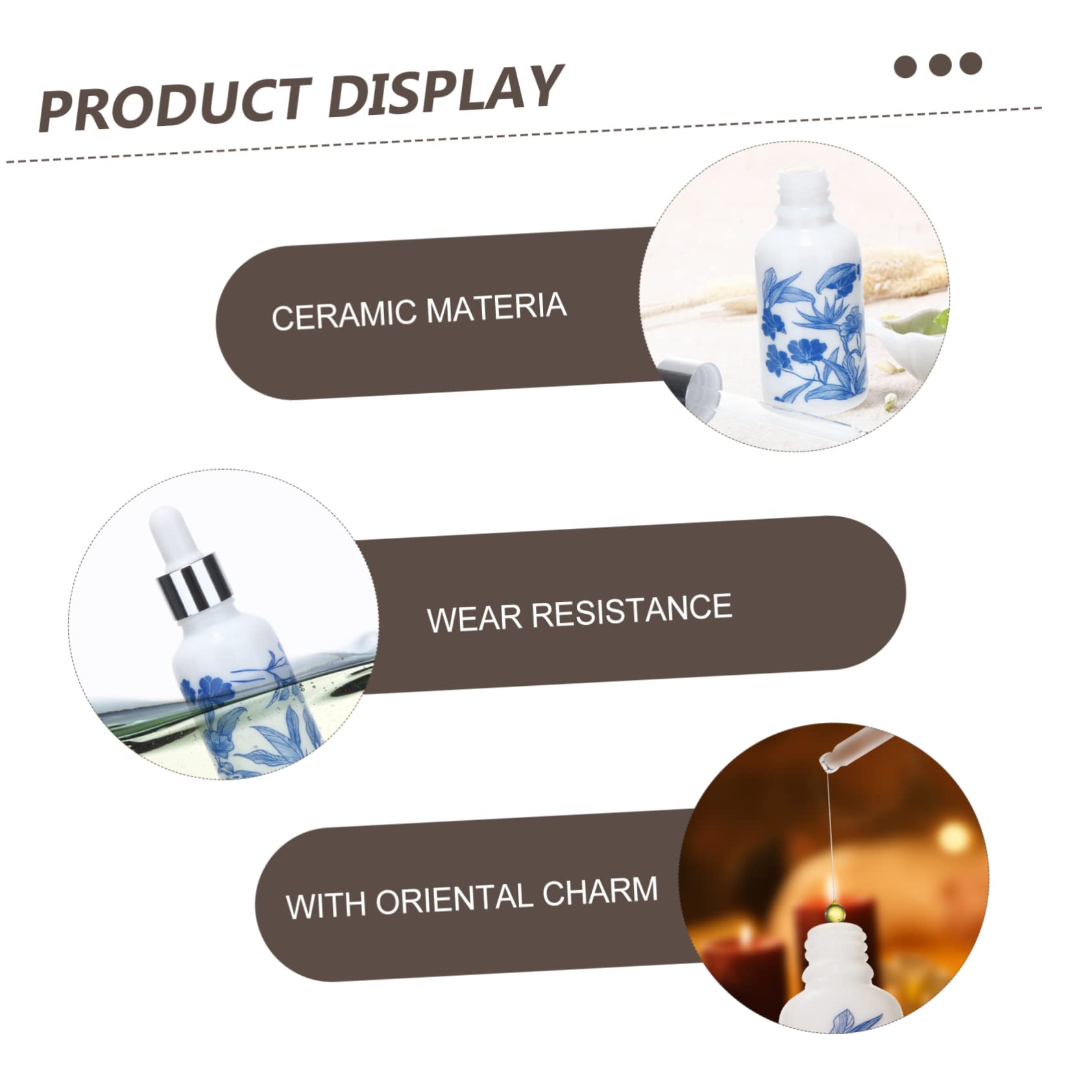 minkissy botellas cuentagotas para perfumes, botellas vacías para los ojos, dispensador de vidrio, dispensador de gotero líquido, botella de pipeta de esencial, cuentagotas de vidrio, frasco